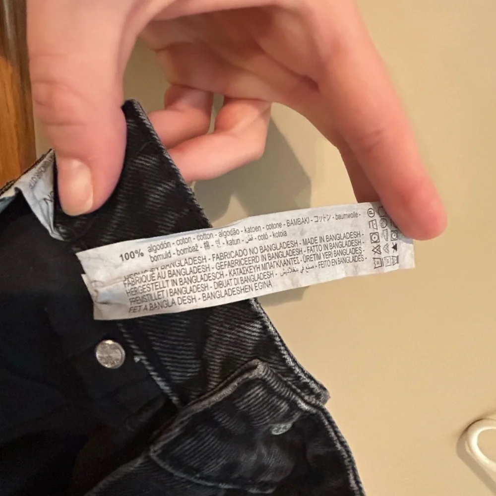 Zara Black Denim Shorts 4